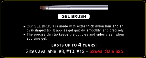 Gel Brush Use with any kind of gel